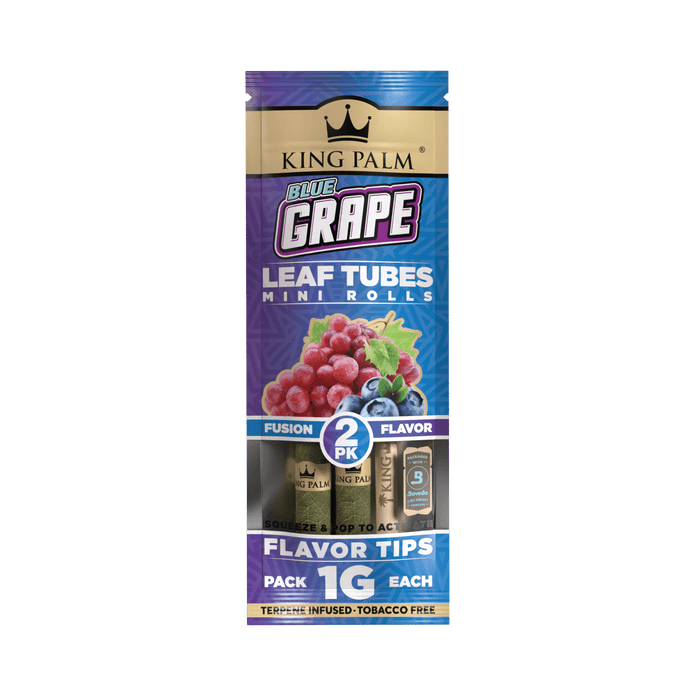 King Palm Mini Rolls 2ct - Blue Grape